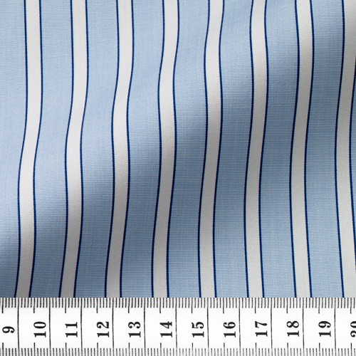 Fil à Fil Rayé Bleu