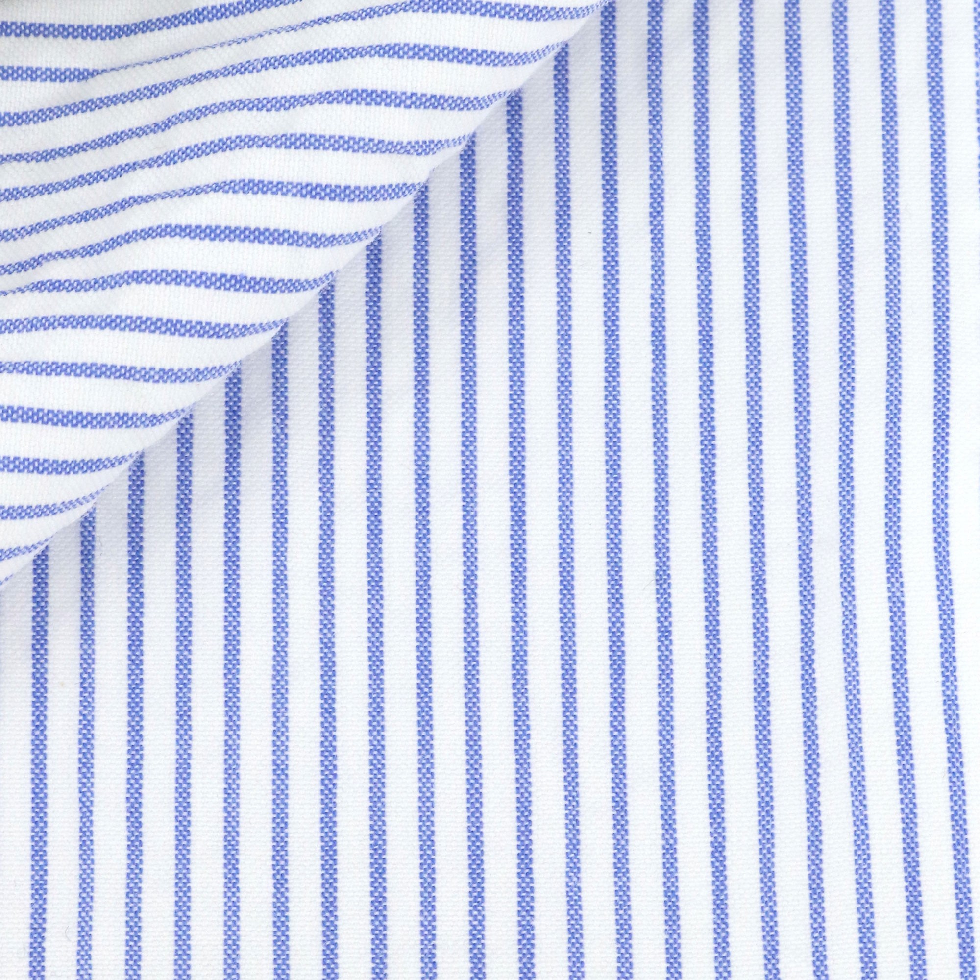 Seersucker Rayé Bleu