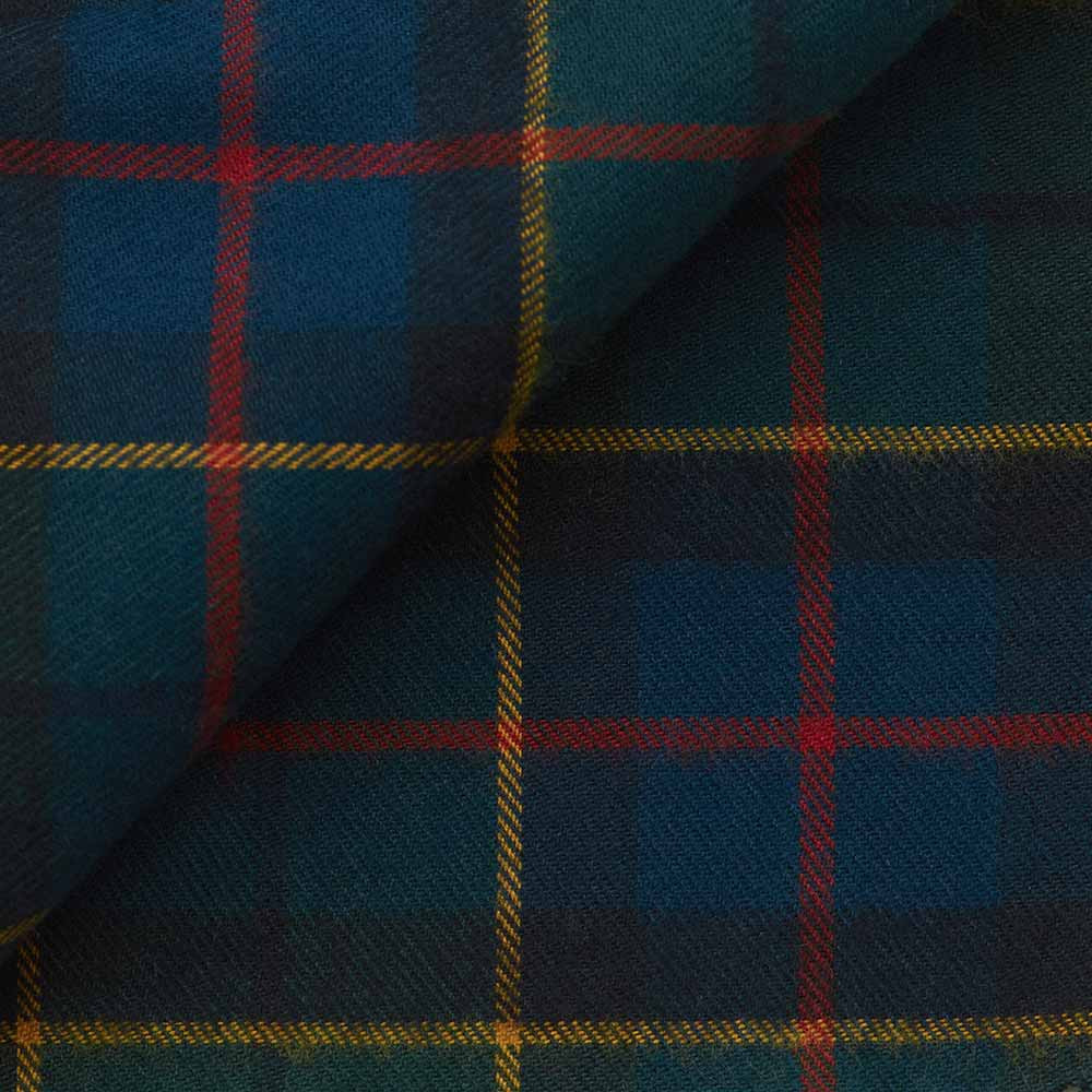 Twill carreaux Bleu Vert