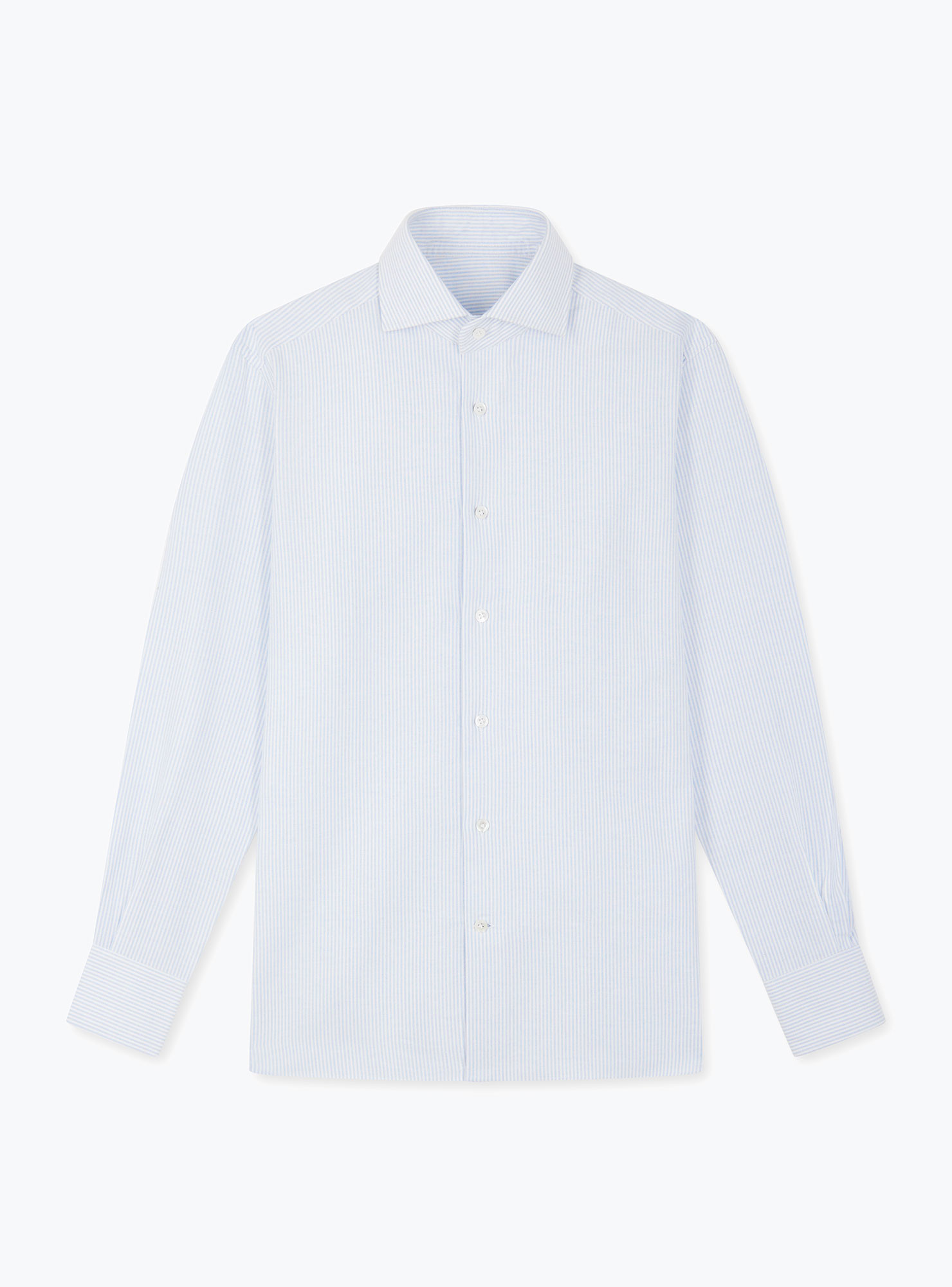 Chemise Oxford Rayé Bleu
