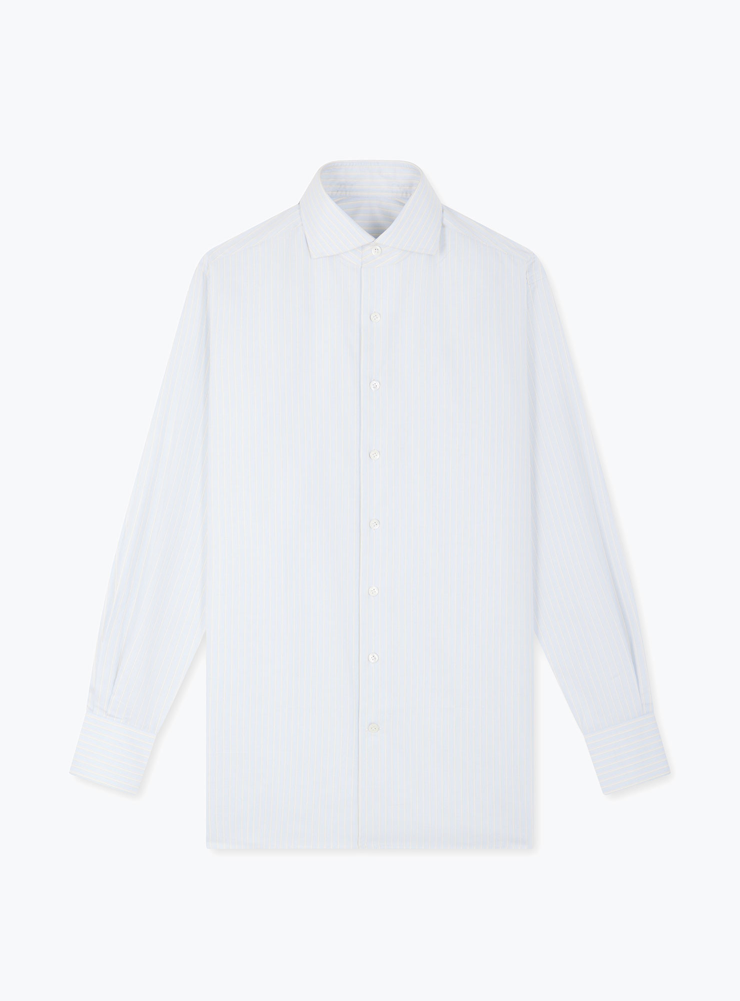 Chemise Oxford Rayé Bleu Jaune