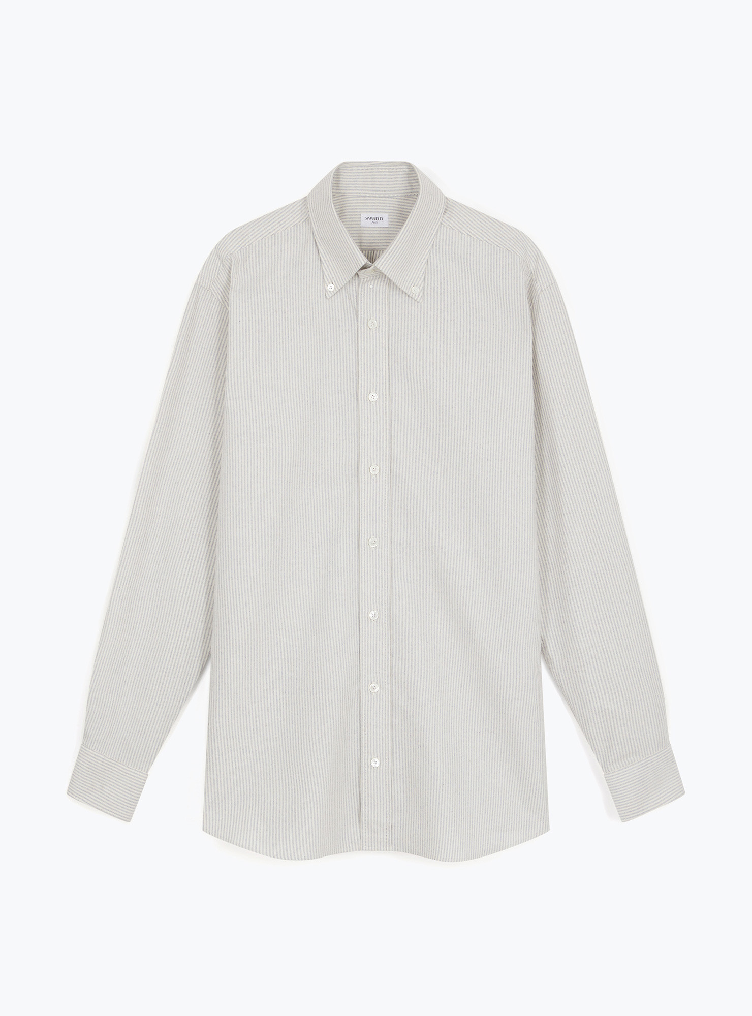 Chemise Flanelle Rayé Bleu