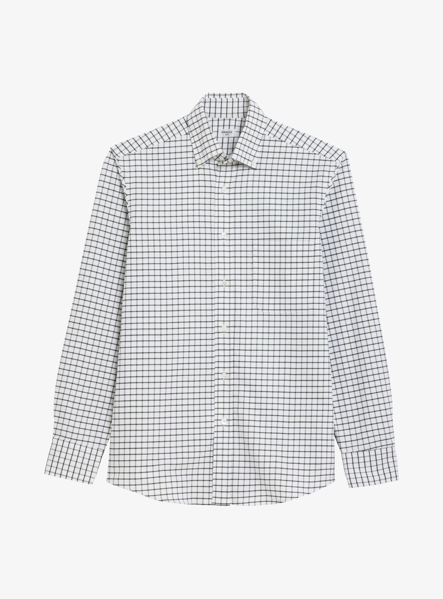 Chemise Oxford Carreaux Vert