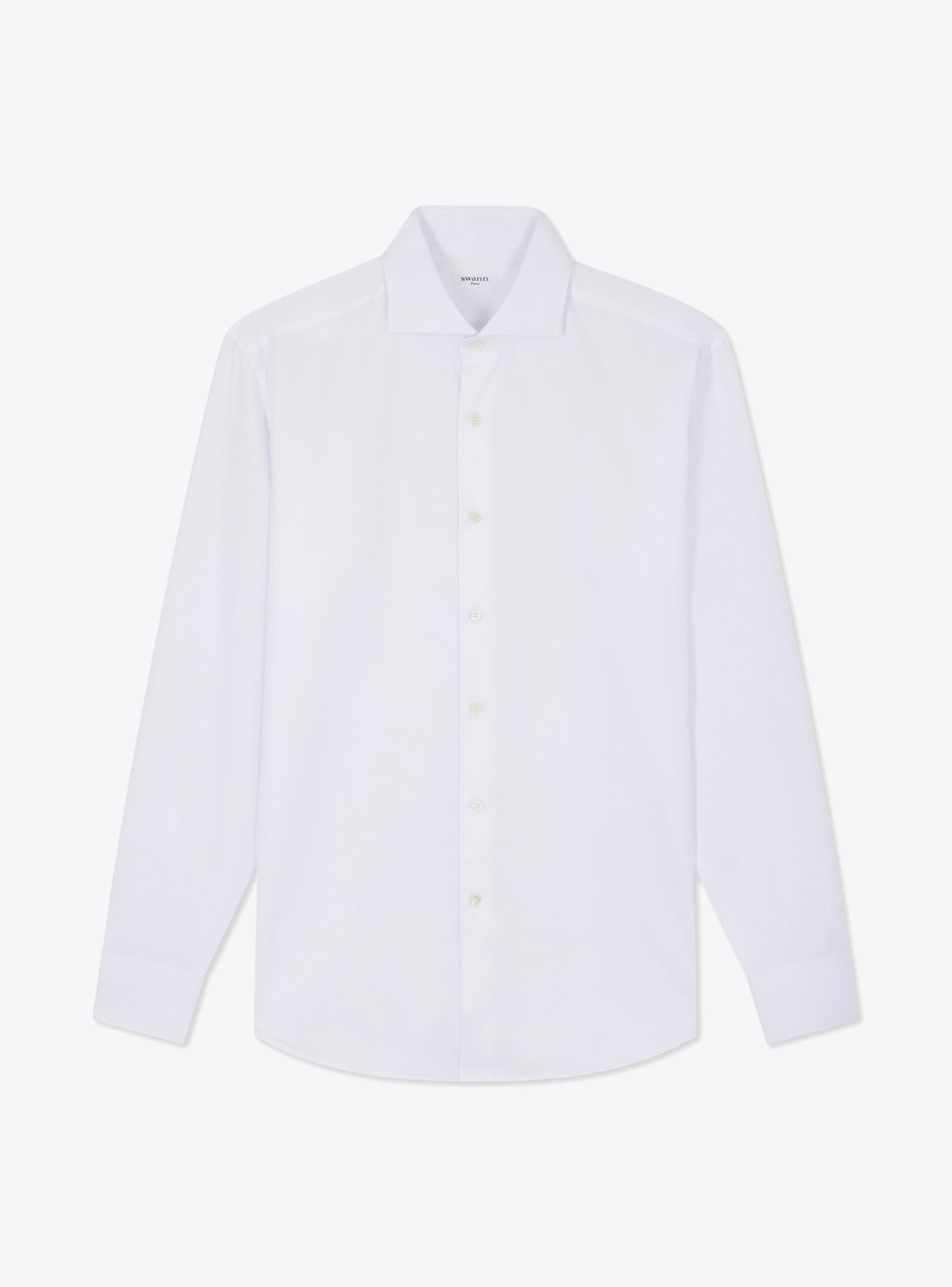 Chemise Oxford Uni Blanc