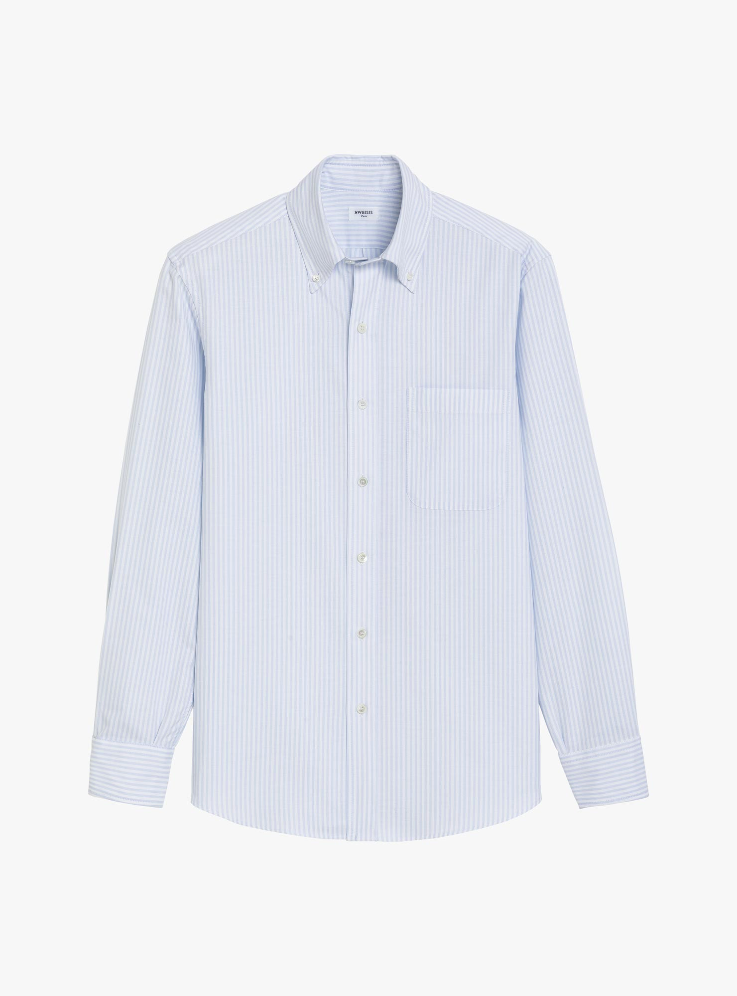 Chemise Oxford Rayé Bleu