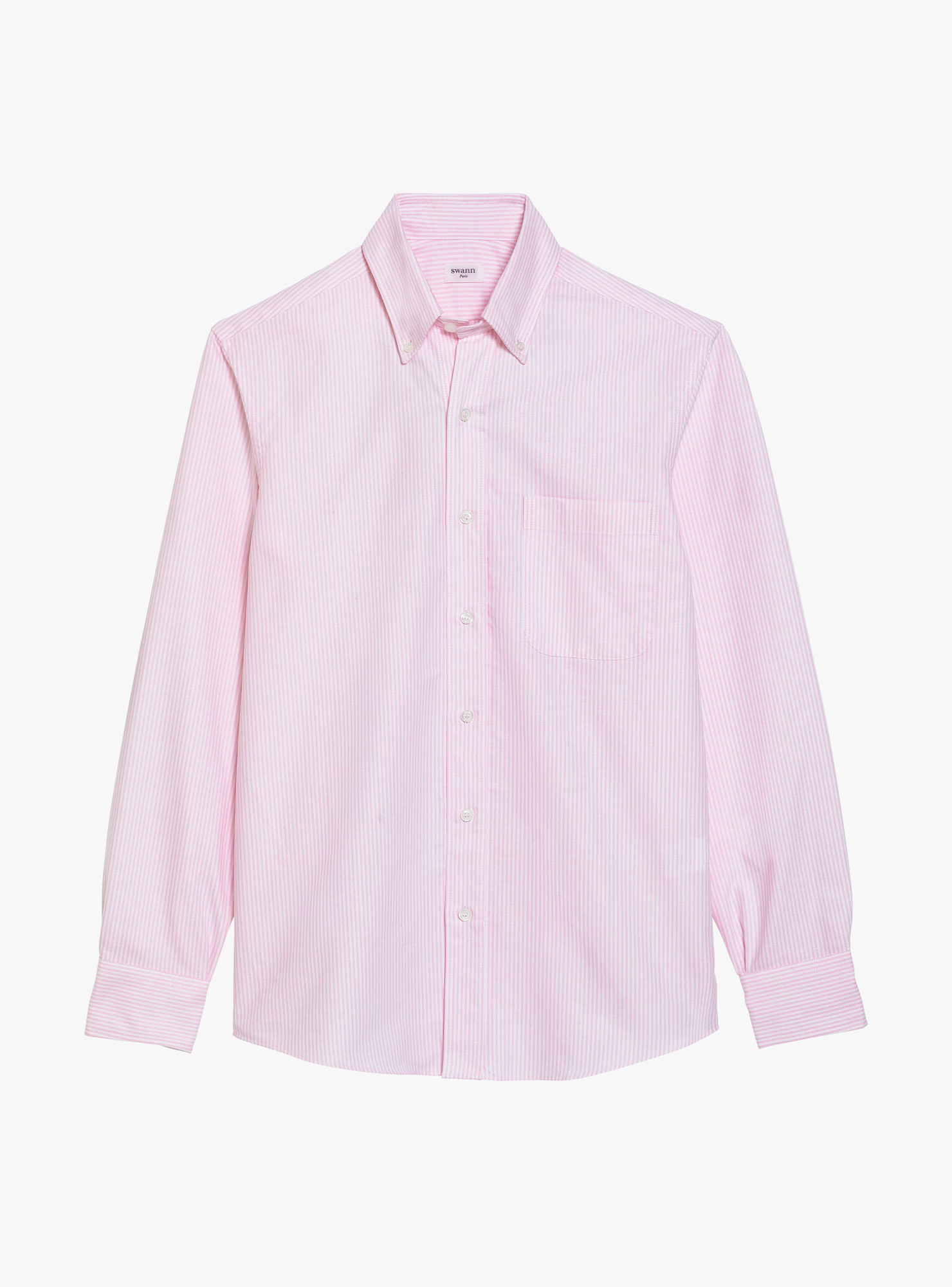 Chemise Oxford Rayé Rose