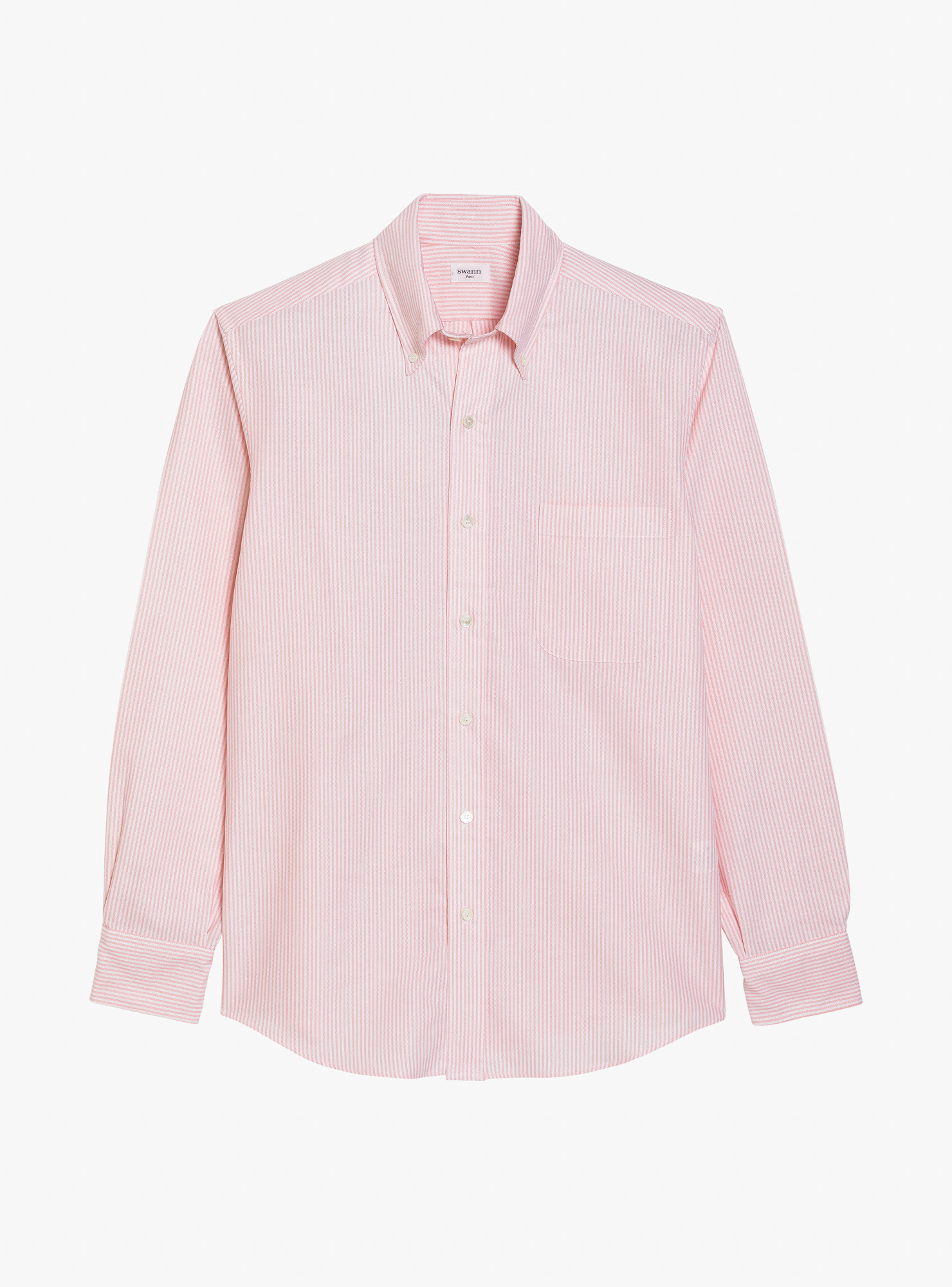 Chemise Oxford Rayé rose