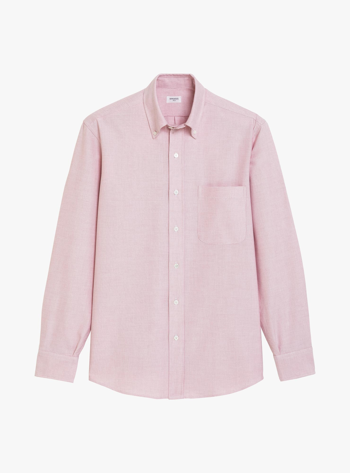Chemise Oxford Uni Rouge