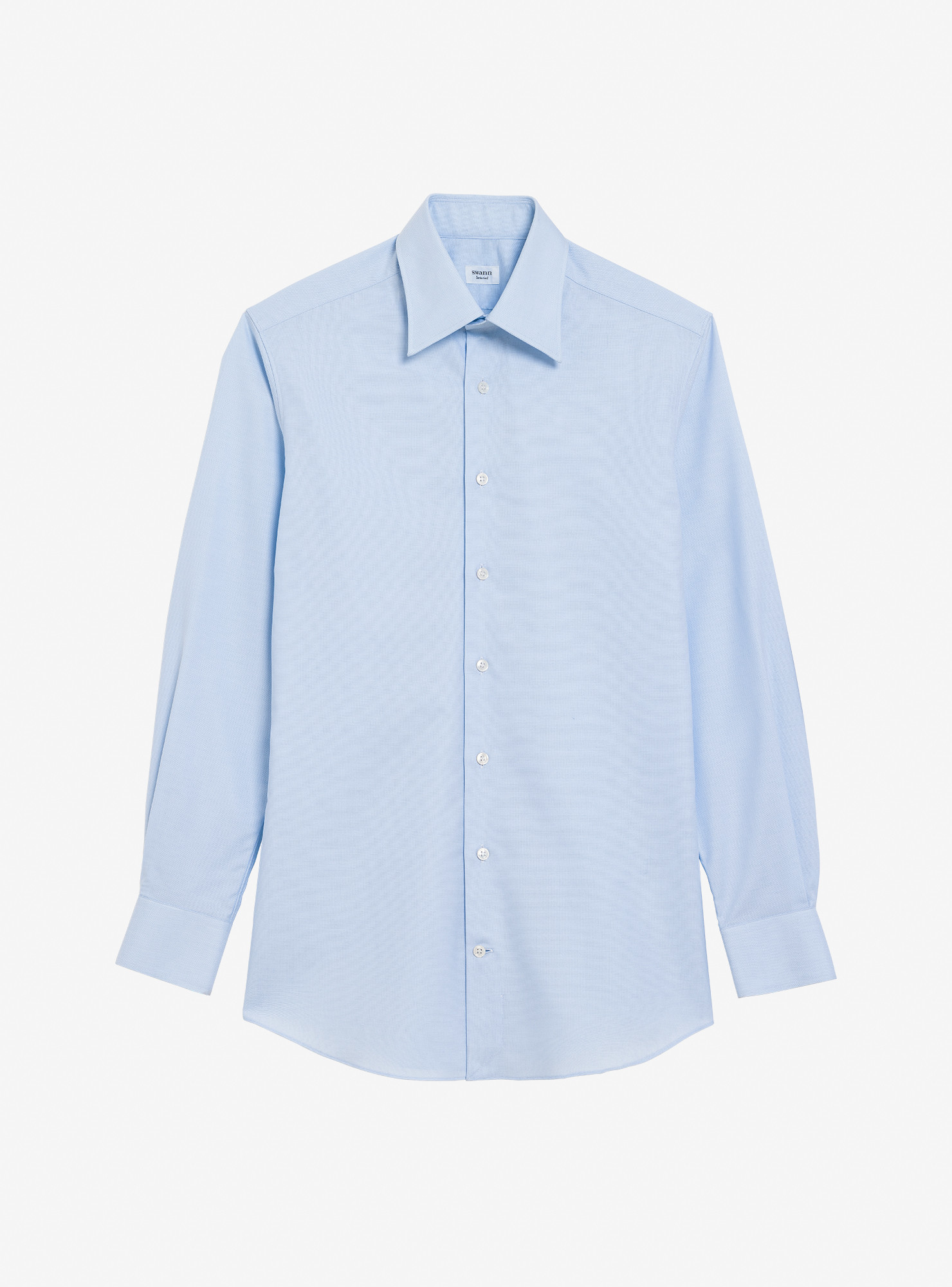 Chemise Oxford Uni Bleu