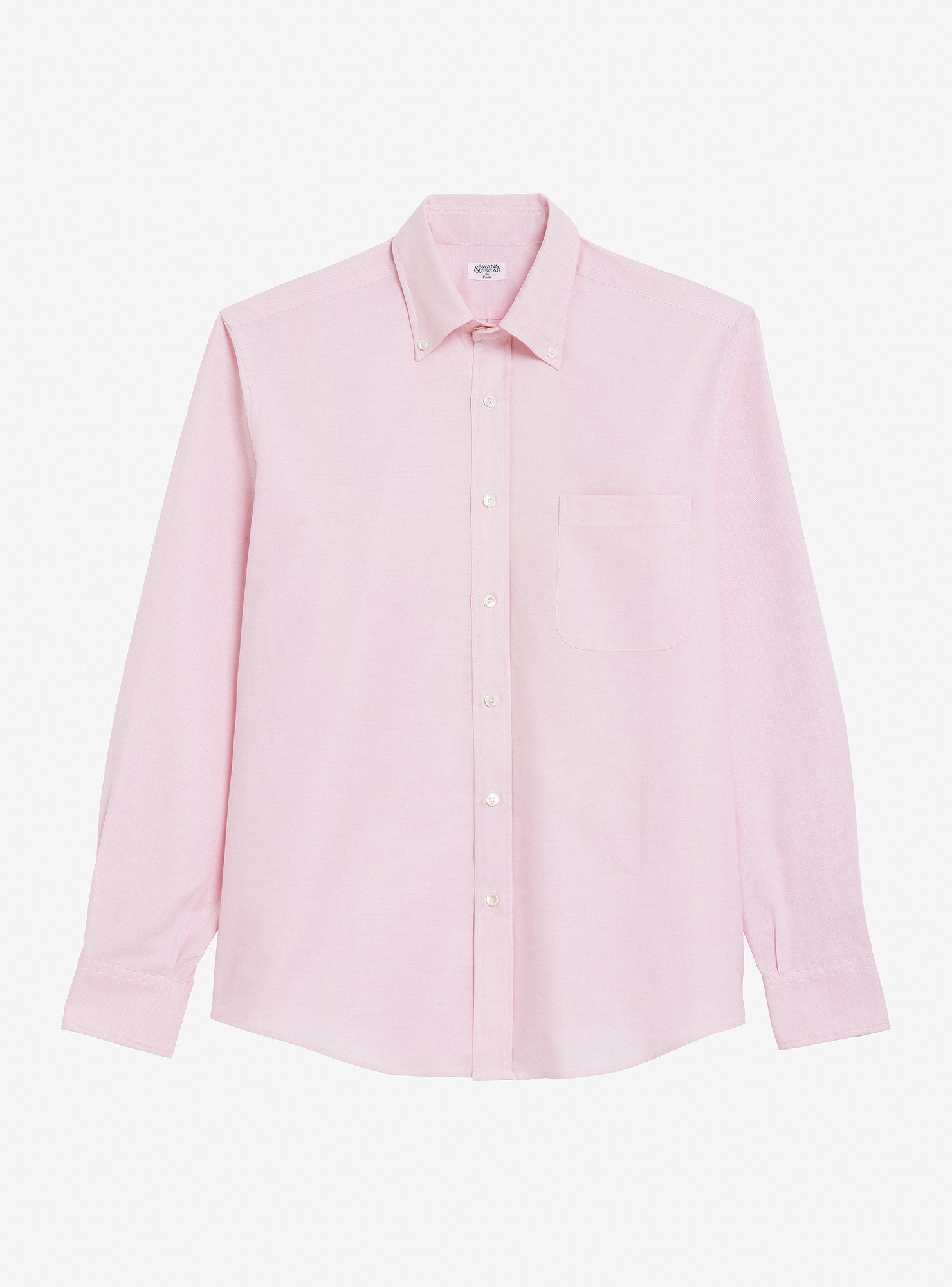 Chemise Oxford Uni Rose