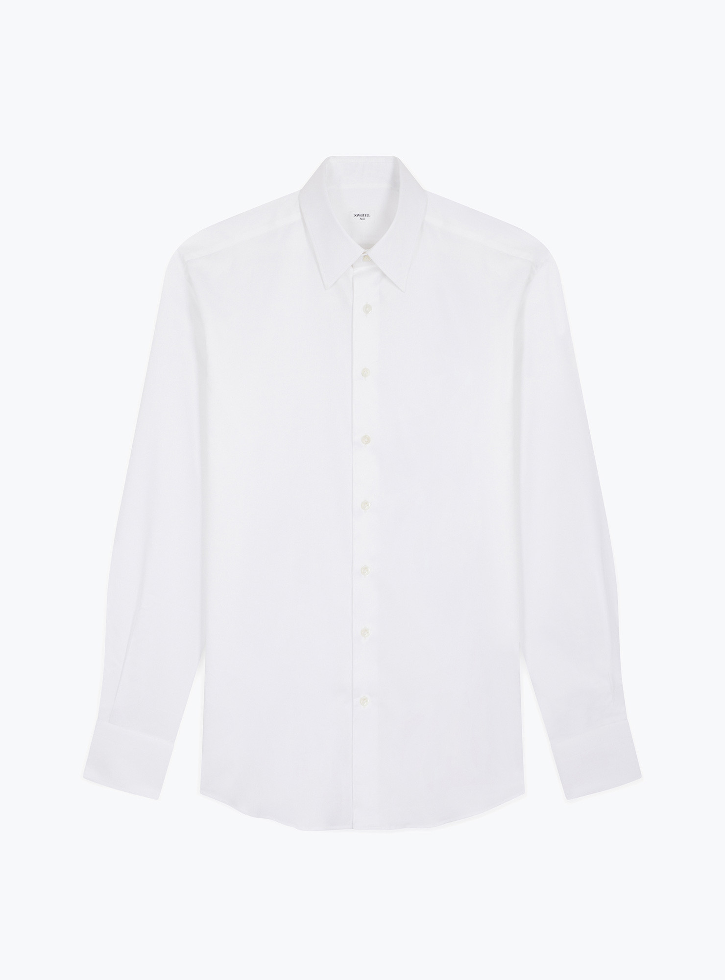 Chemise Popeline Uni Blanc