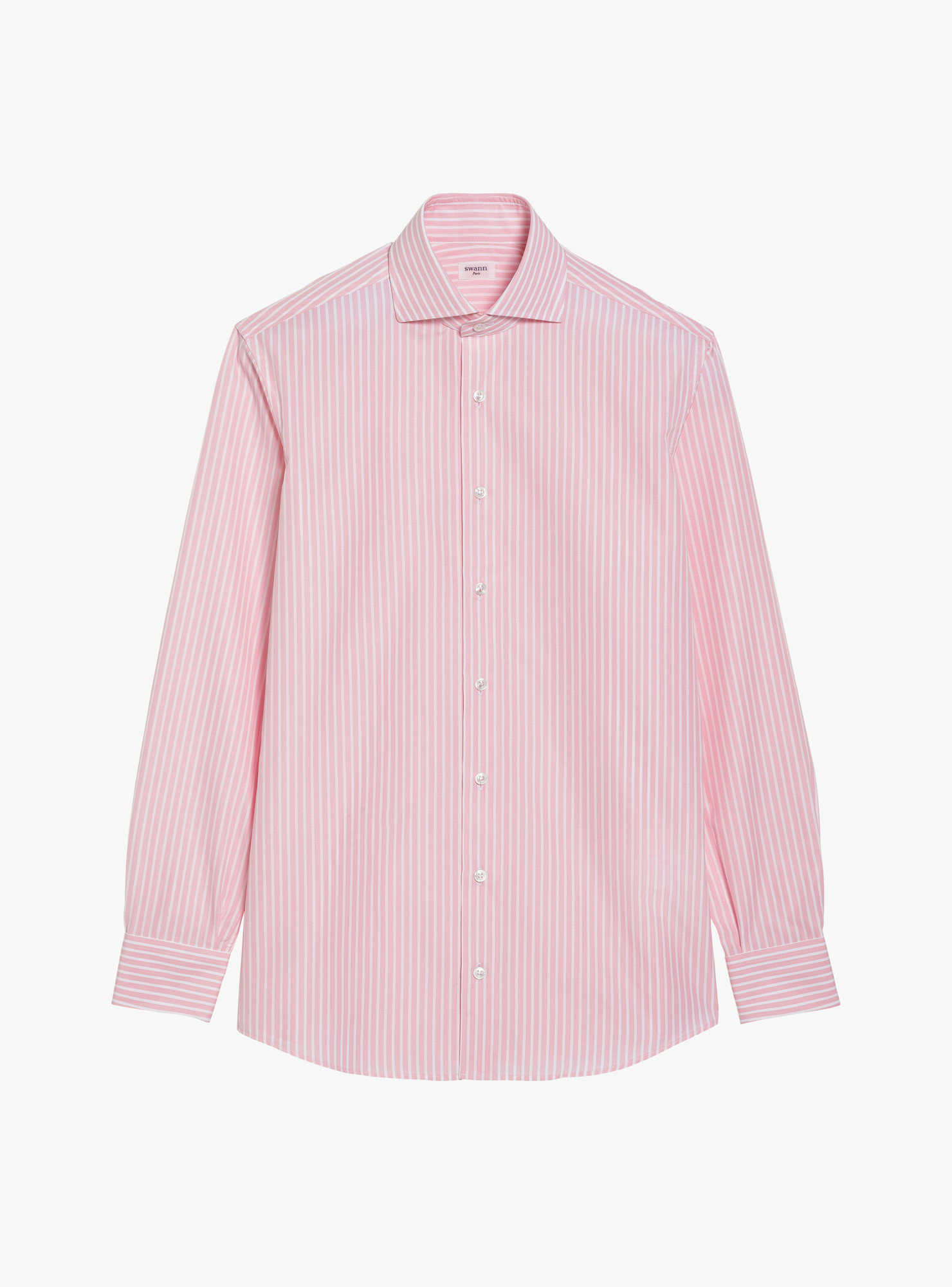 Chemise Popeline Rayé Rose