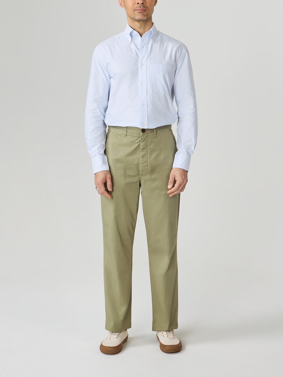 Chino Classique Olive Toile Eté