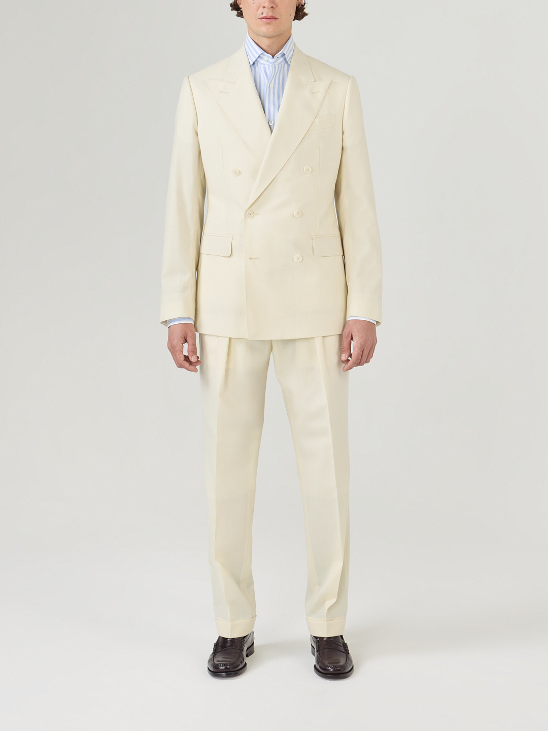 Costume Croisé Crème