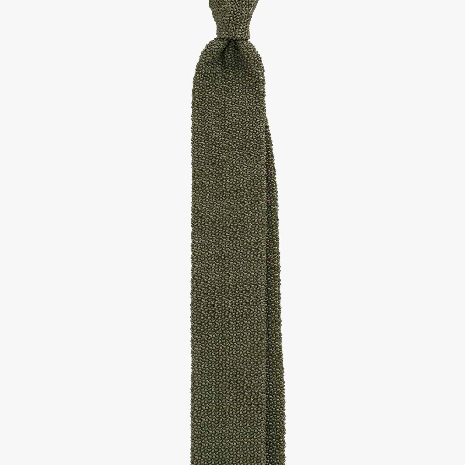 Cravate Tricot Khaki