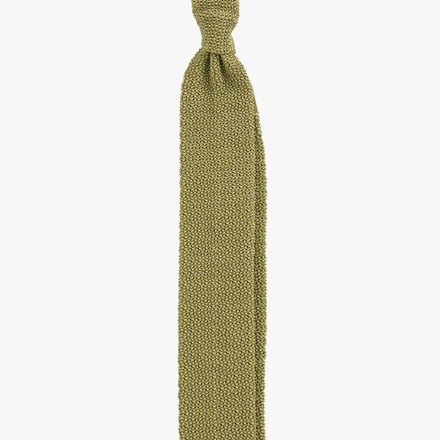 Cravate Tricot Olive