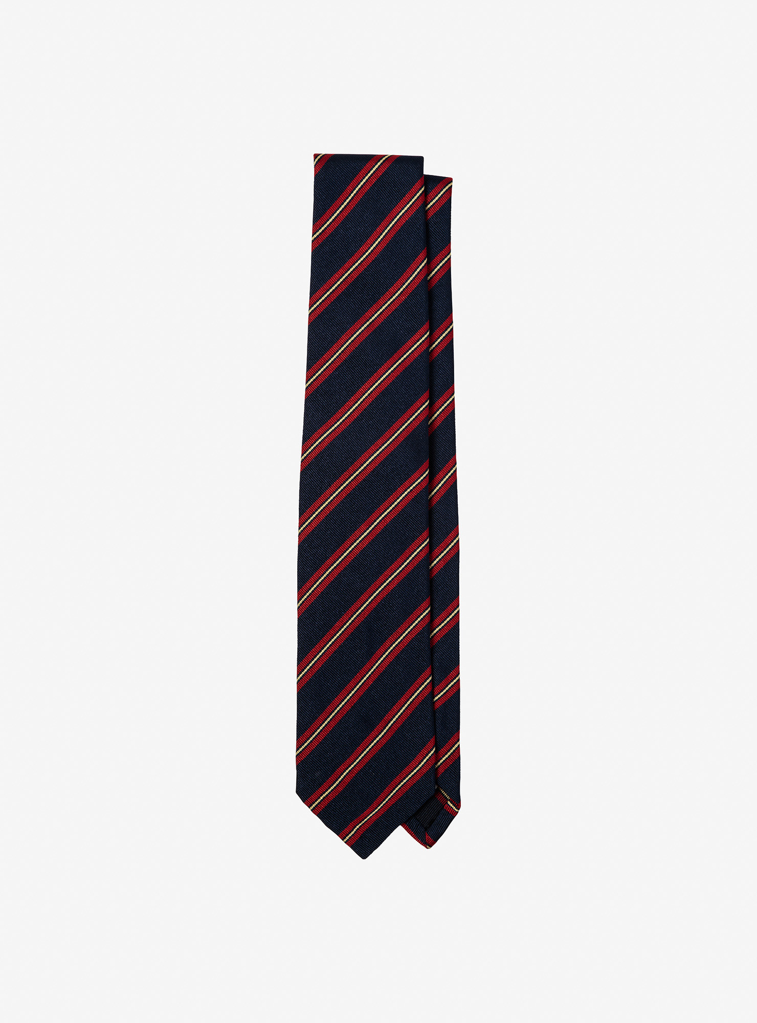 Cravate Regimental Marine Rouge