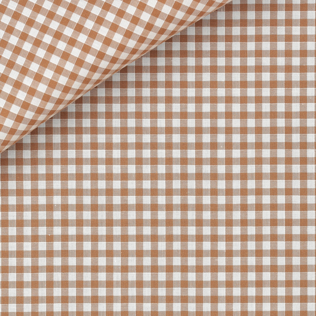 Chambray Carreaux Marron