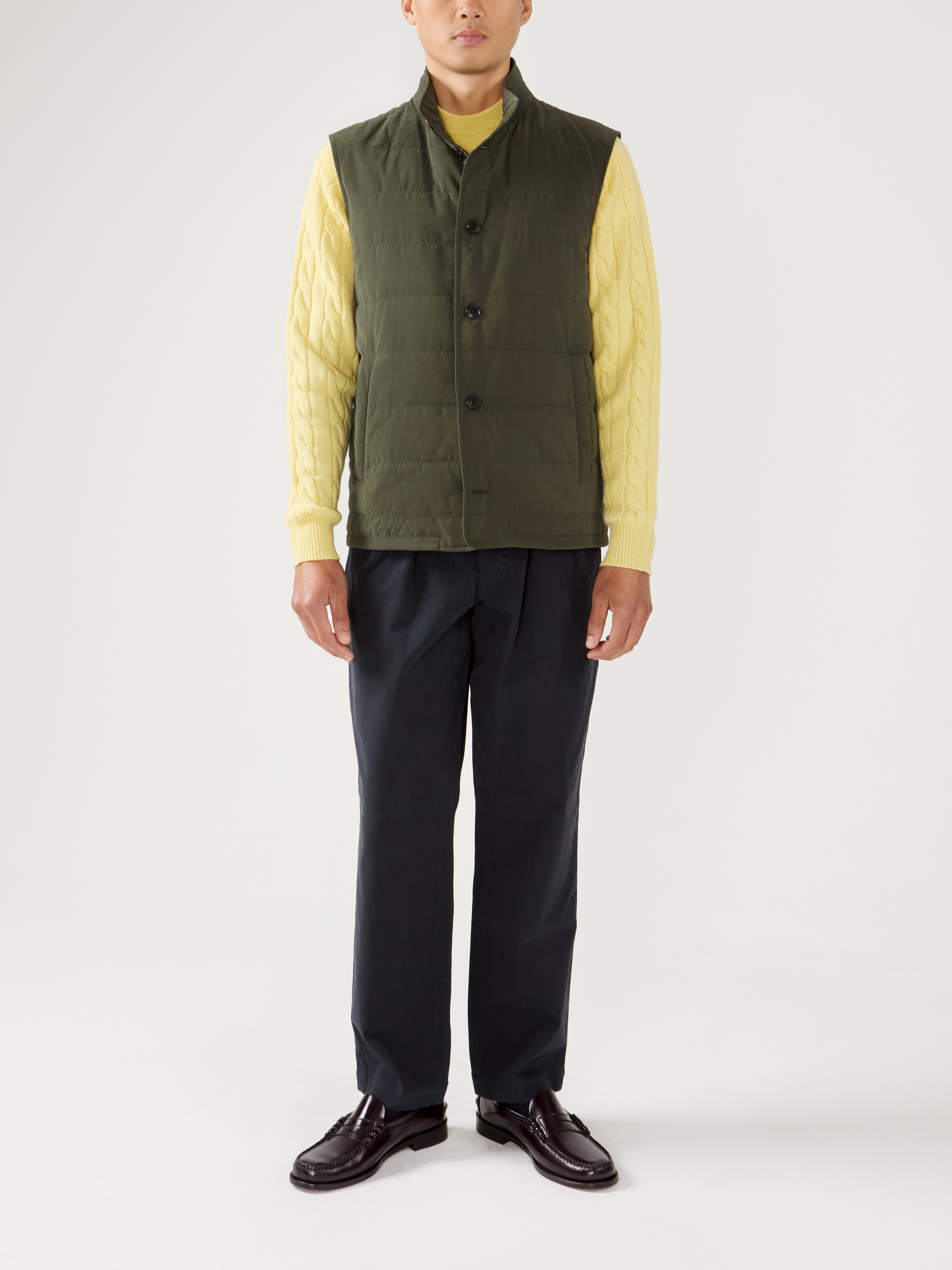 Gilet Sans Manche Vert