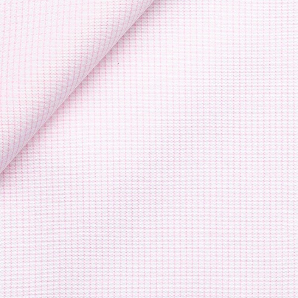 Popeline Carreaux Rose