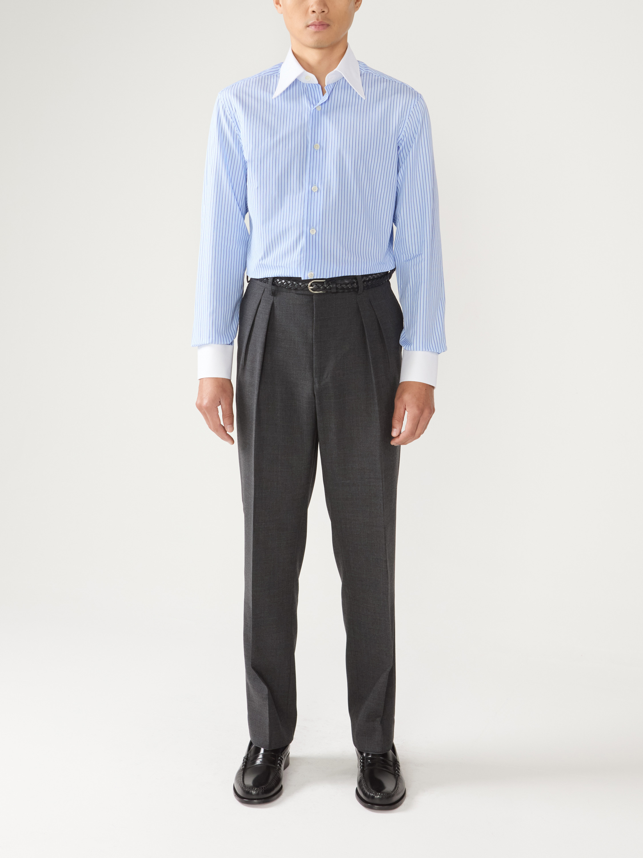 Pantalon en Laine Traveller Gris