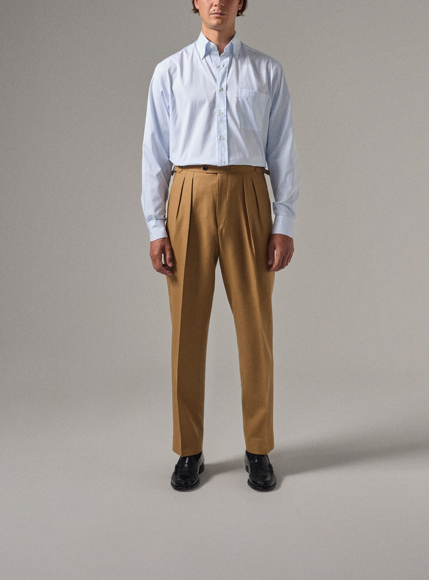 Pantalon Flanelle Camel