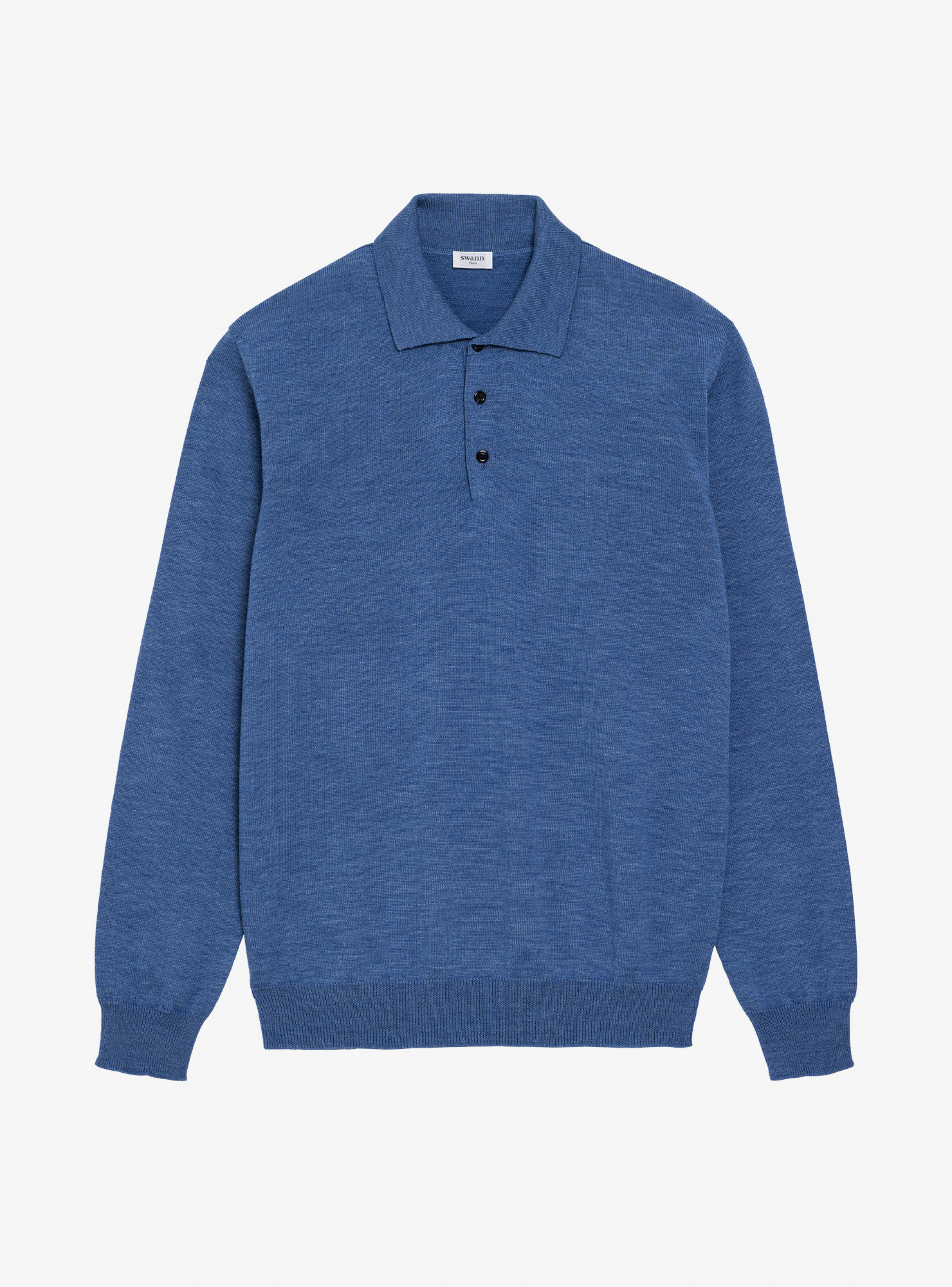 Polo Merinos Bleu Clair