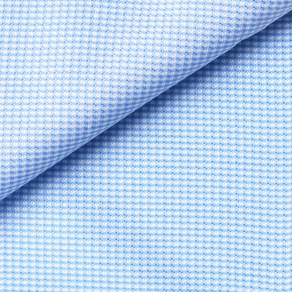 Jersey Carreaux Bleu Blanc