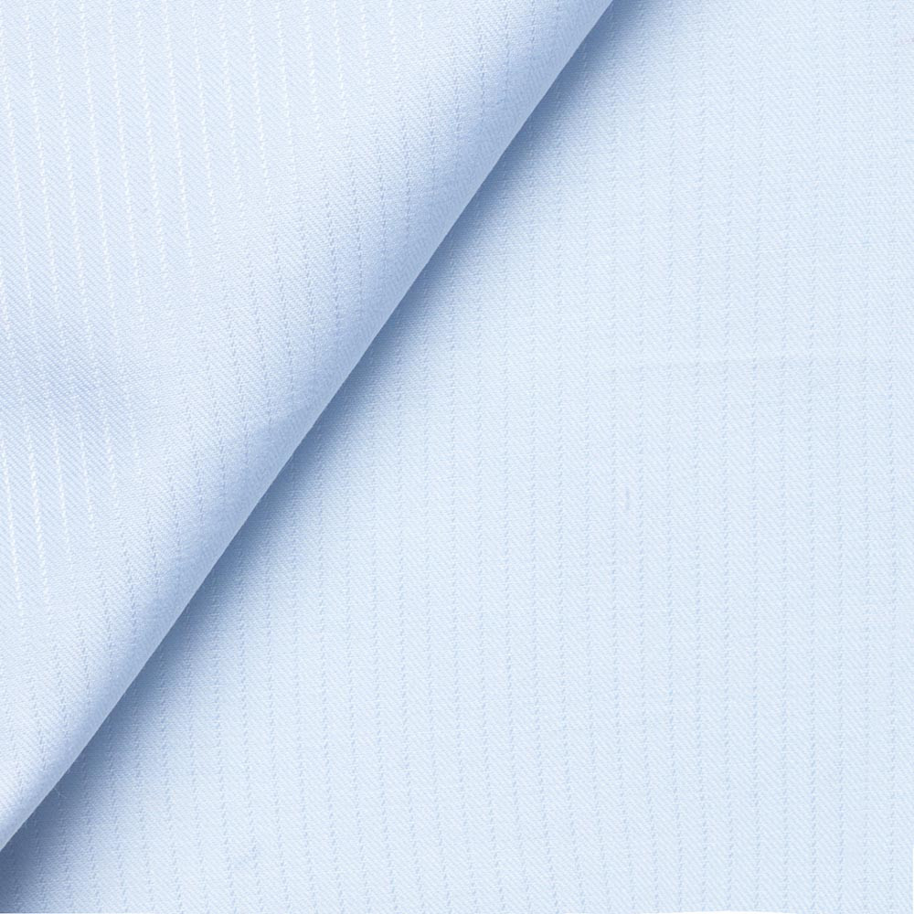 Twill Rayé Bleu