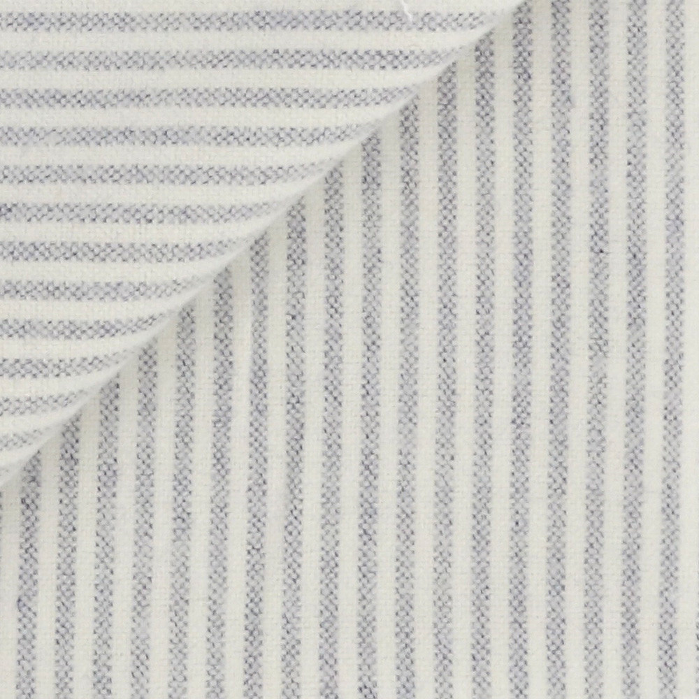 Flanelle Rayé Bleu