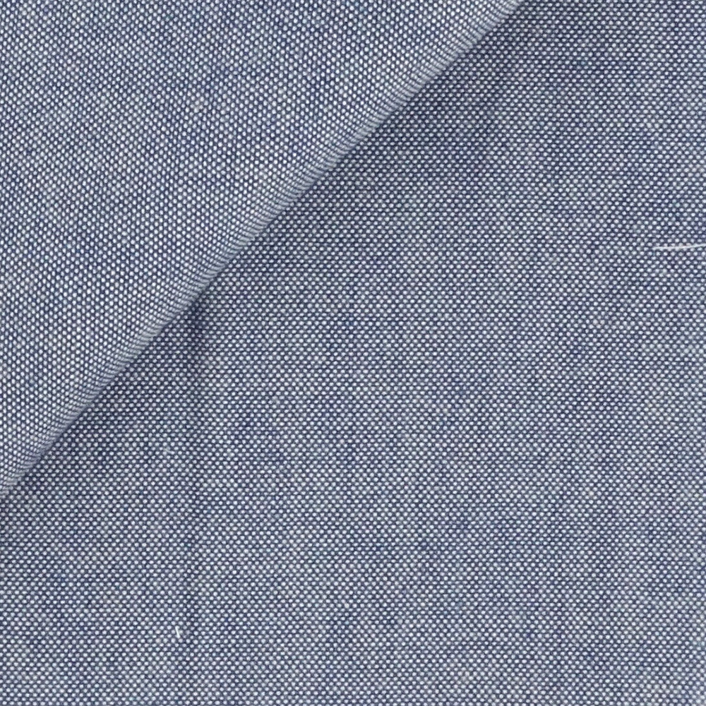 Chambray Uni Bleu