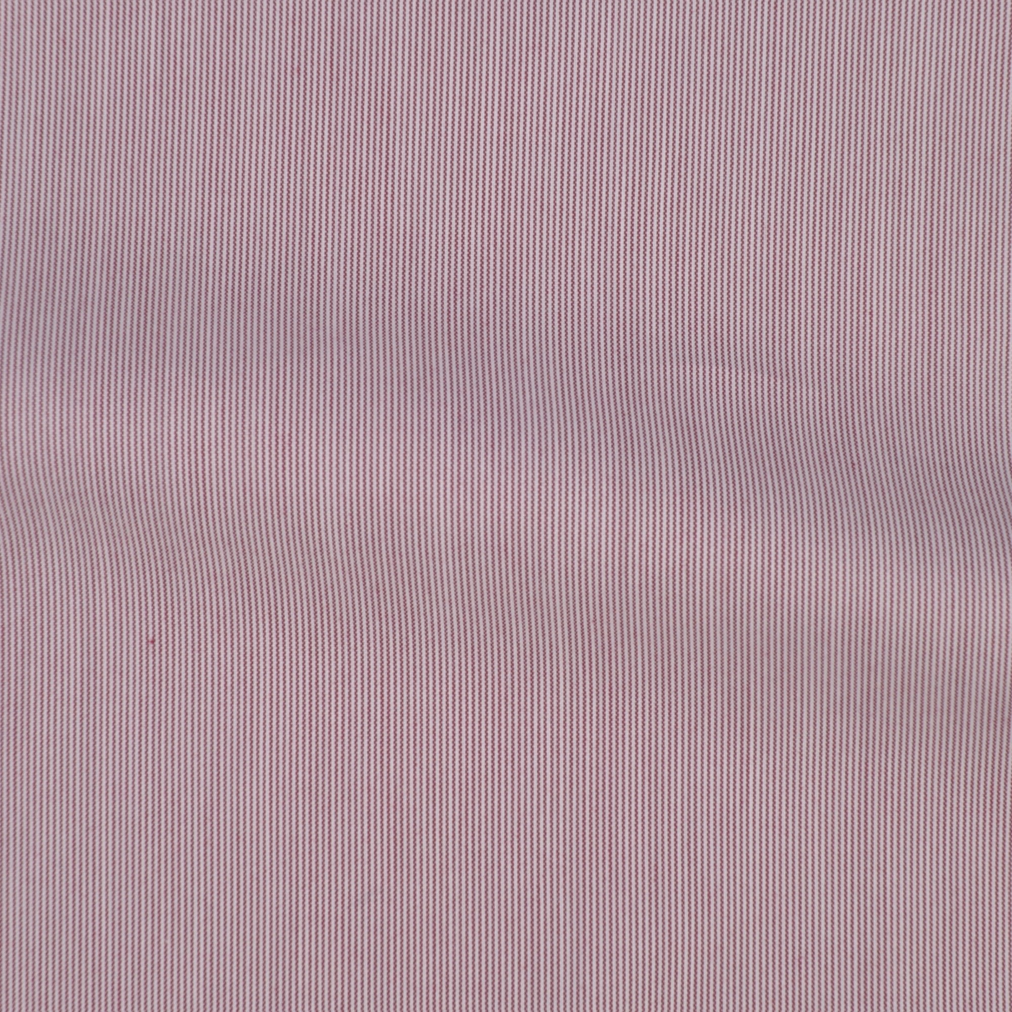 Popeline Rayé Rouge