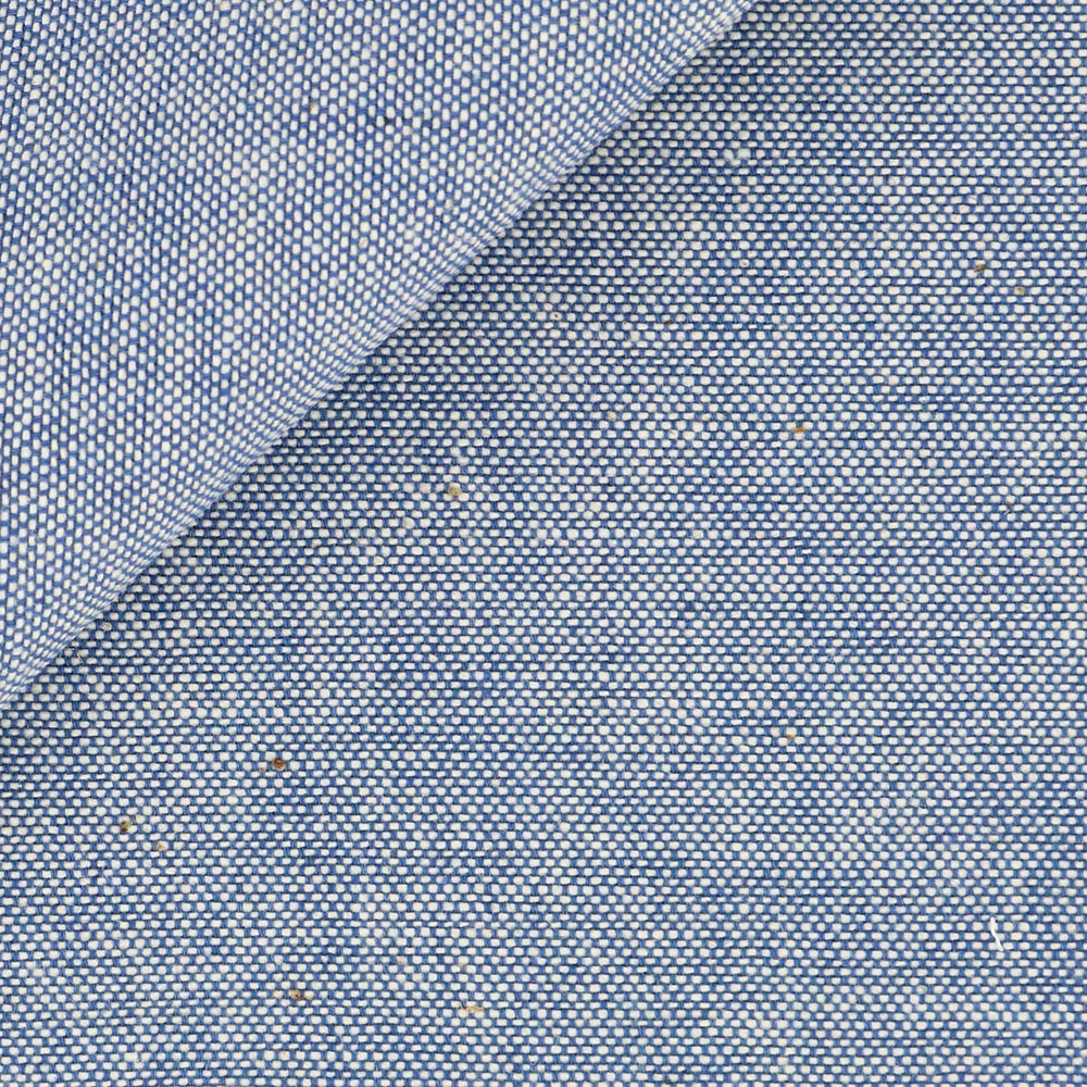 Chambray Uni Bleu