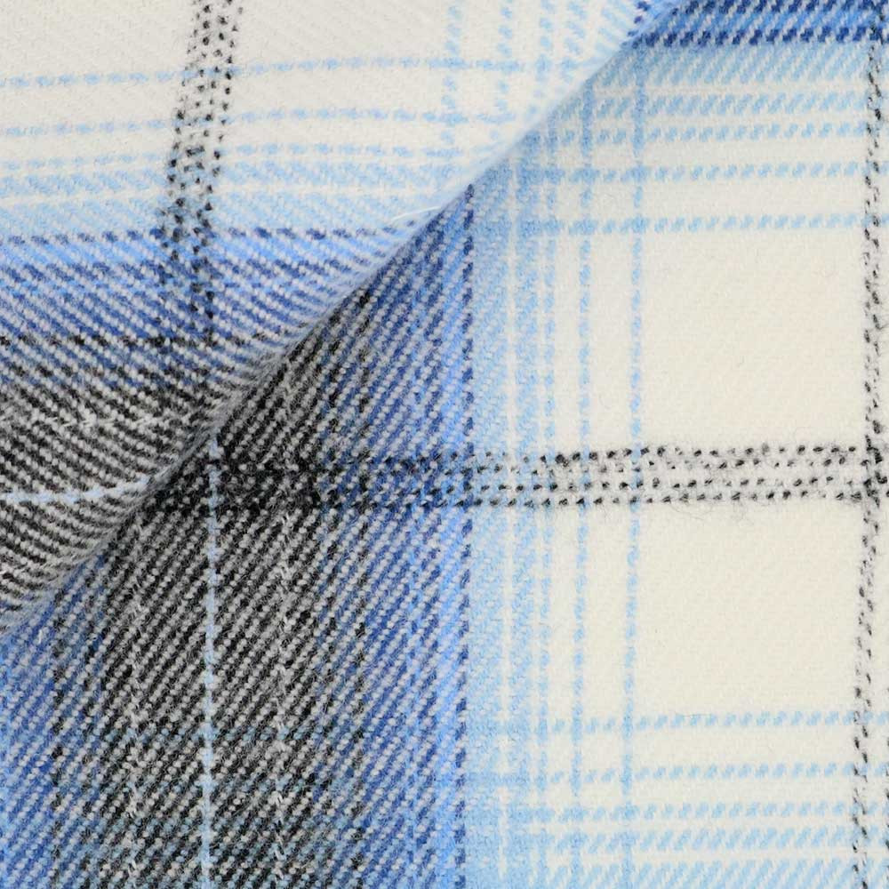 Twill Carreaux Bleu