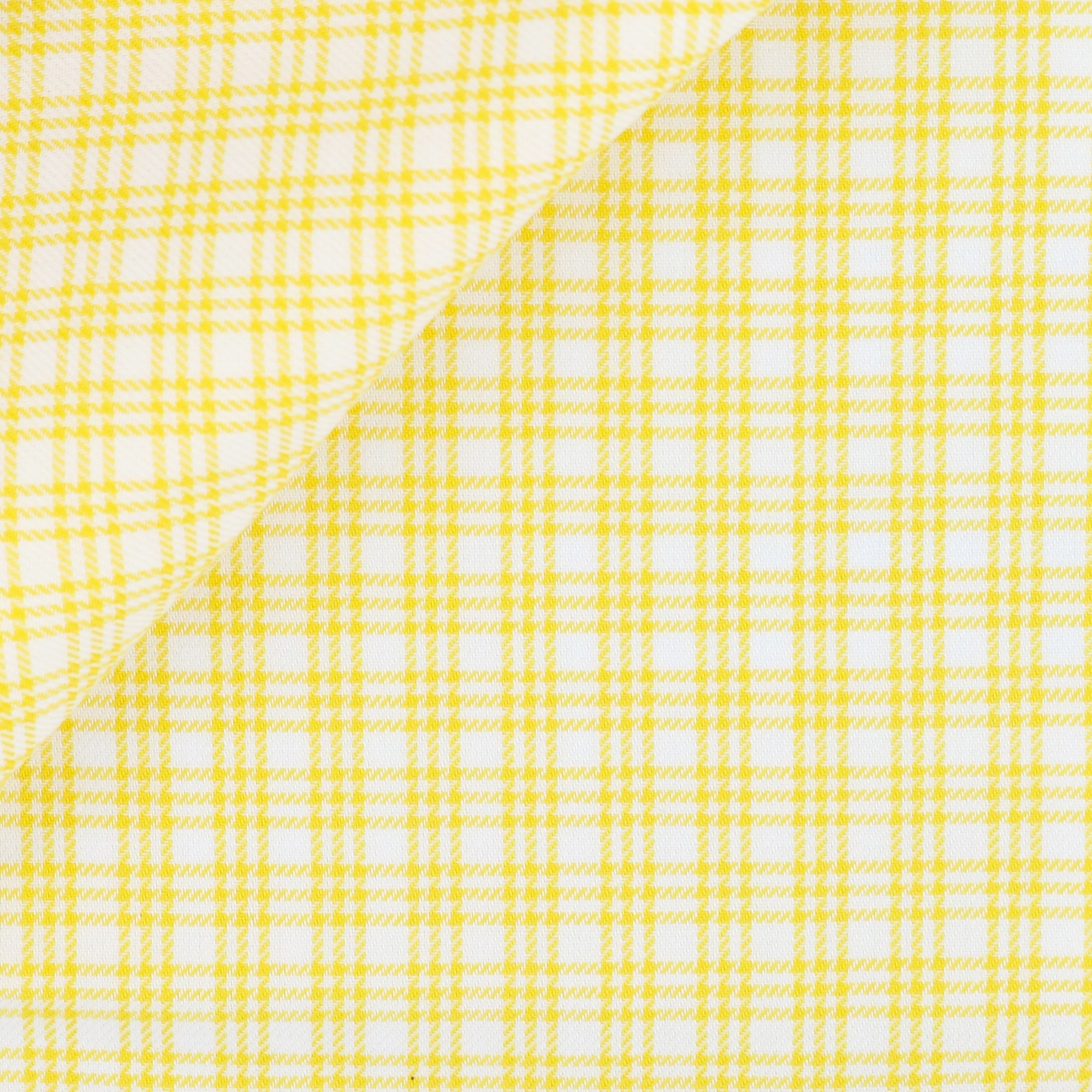 Twill Carreaux Jaune
