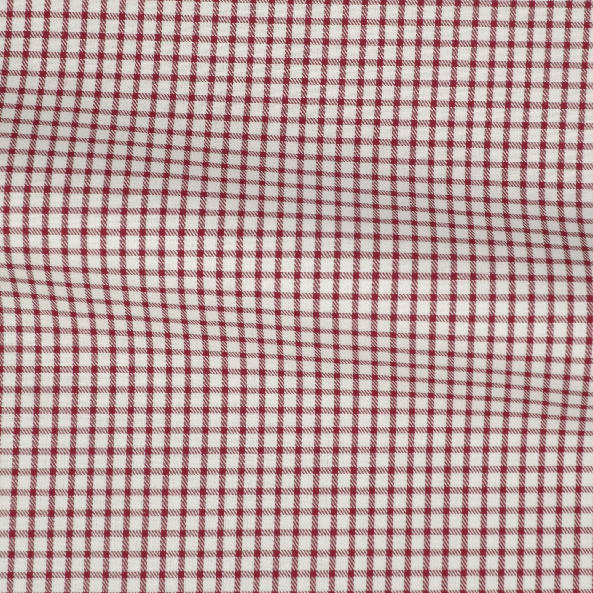 Twill Carreaux Rouge