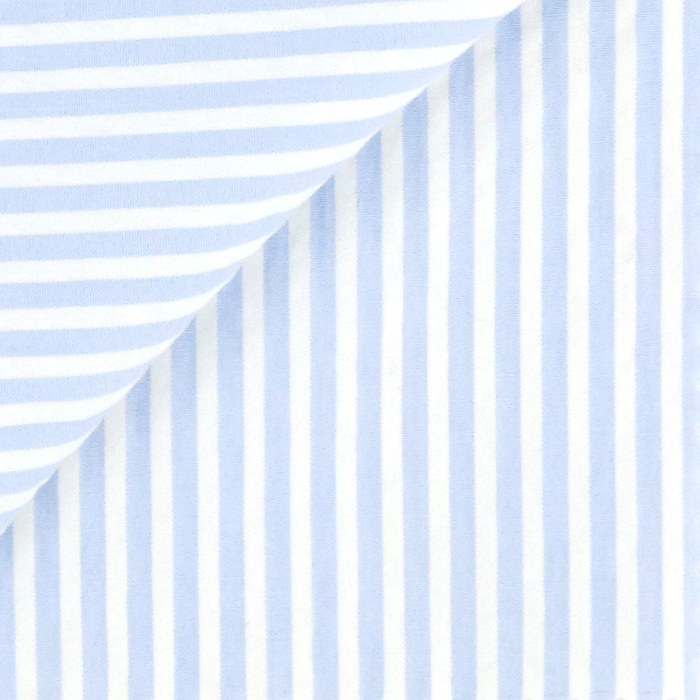 Seersucker Rayé Bleu