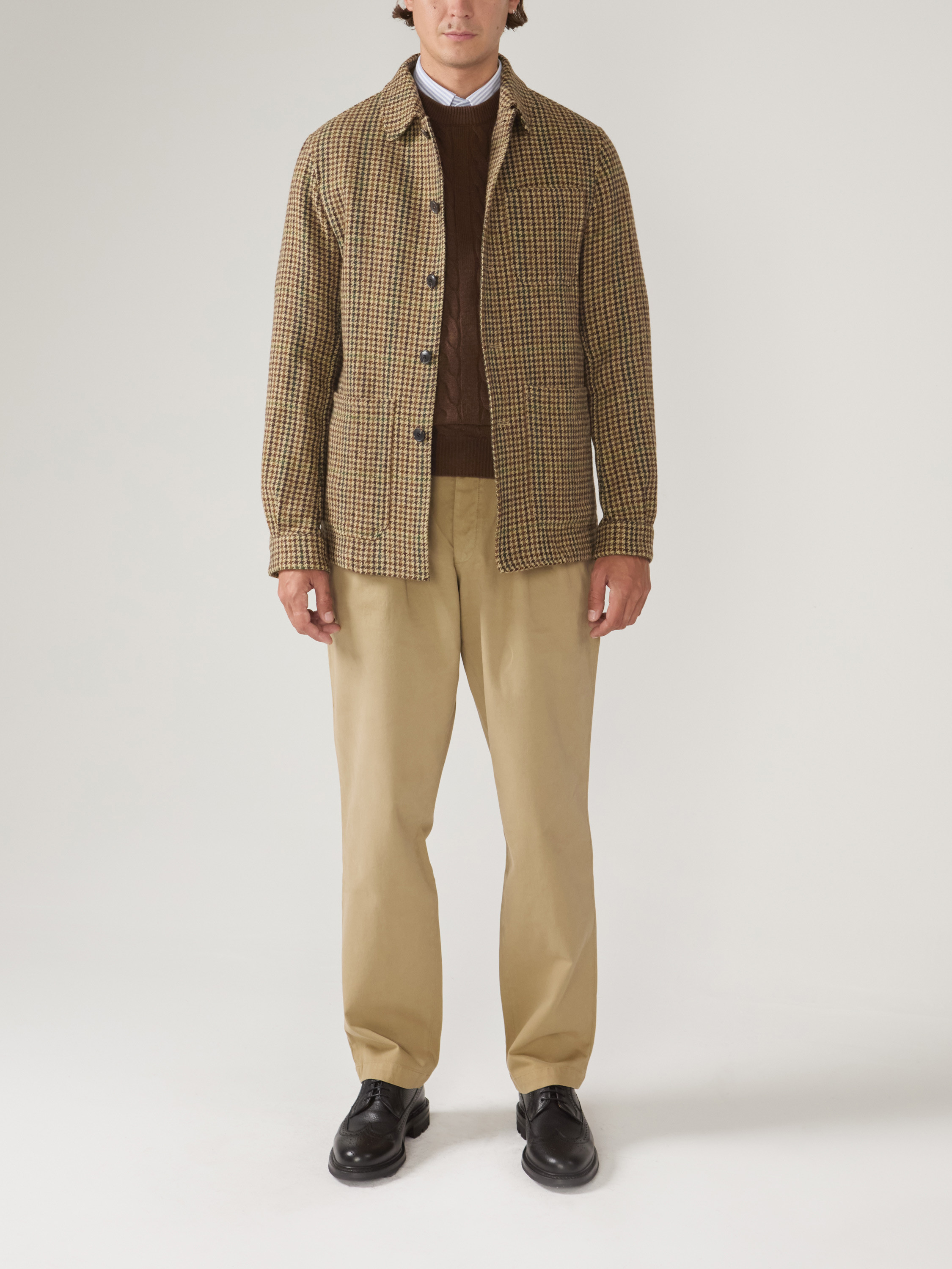 Veste de Travail Gun Club Beige Vert