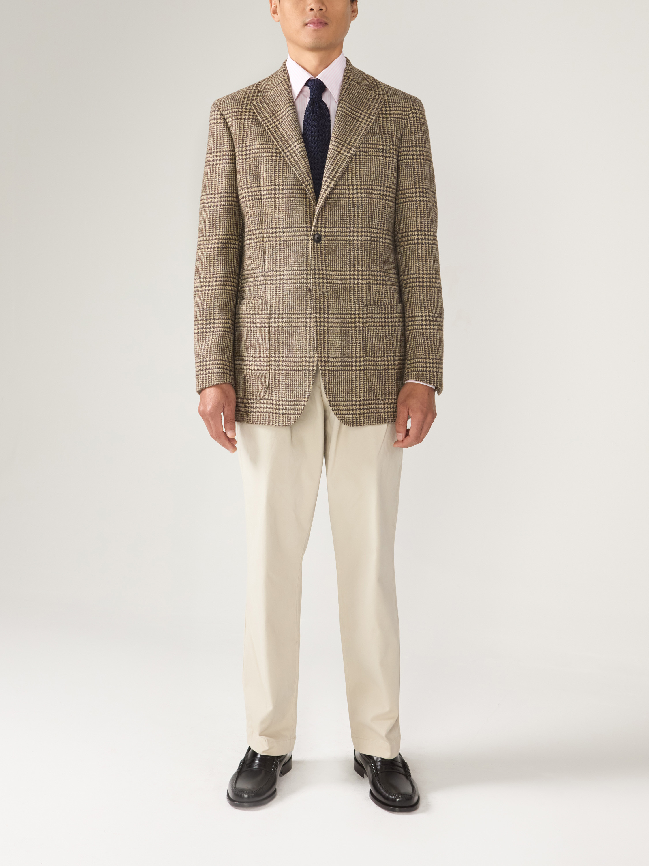 Veste Tweed Glencheck Beige