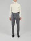 Pantalon Flanelle Gris Moyen