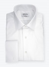 Chemise Popeline Uni Blanc