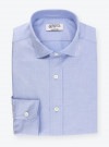 Chemise Oxford Uni Bleu