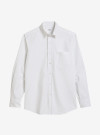 Chemise Flanelle Uni Blanc