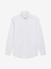Chemise Popeline Uni Blanc
