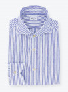 Chemise Lin Rayé Bleu