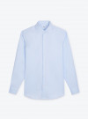 Chemise Twill Uni Bleu