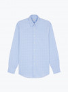 Chemise Twill Carreaux Bleu