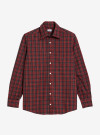 Chemise Twill Carreaux Noir Rouge