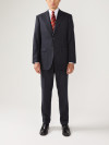 Costume Flanelle Rayure Craie
