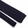 Cravate Tricot Laine Bleue